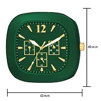 hala - (GREEN-MILLER-HL)   An Analog Watch Analog Watch - For Boys  Girls Square Green Dial-thumb1