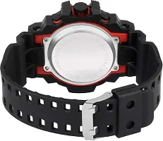 hala - (HALA-SSA-RED)  Digital Watch - For Men NEW GENERATION RED DIAL BLACK STRAP WATCHES-thumb1
