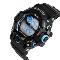 hala - (HALA TURQUOISE-SSA)  Digital Watch - For Men NEW GENERATION TURQUOISE DIAL BLACK STRAP WATCHES-thumb2