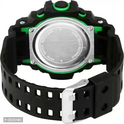 hala - (HALA-GREEN-SSA)  Digital Watch - For Men NEW GENERATION GREEN DIAL BLACK STRAP WATCHES-thumb3