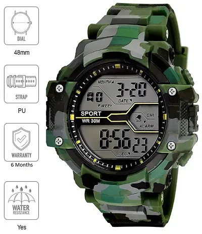 Skylark Digital Dial Men's Watch-armywatch