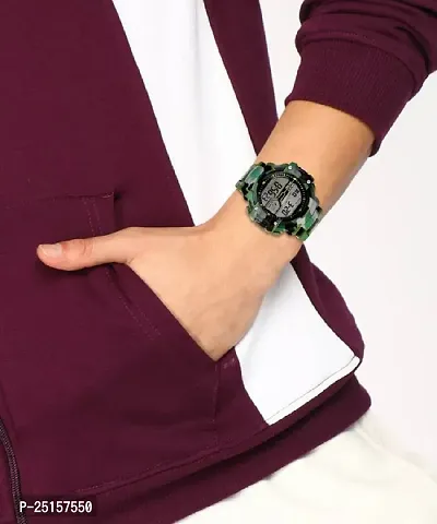 Hala - (ARMY-GREEN-SINGLE) FL-1017 Indian Army Green Digital Watch - For Boys  Men - Buy Digital Watches Online-thumb2