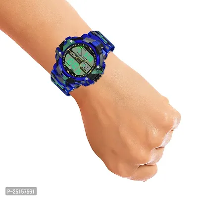 Hala - (ARMY-BLUE-SINGLE) FL-1017 Indian Army Blue Digital Watch - For Boys  Men - Buy Digital Watches Online-thumb3