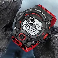 hala - (RED G-90-NO BAND) - A Digital Watch With Shockproof Multi-Functional Automatic Red Color Army Strap Waterproof Digital Sports Watch for Men  Boys-thumb2