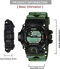 hala - (GREEN G-90-NO BAND) - A Digital Watch With Shockproof Multi-Functional Automatic Green Color Army Strap Waterproof Digital Sports Watch for Men  Boys-thumb4