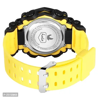 hala - (1040-Yellow) Stylish Sports Amazing Look Cool Style - HL-1040-Yellow Atteractive Sports Designer Multi Function Digital Watch - For Men  Boys-thumb5
