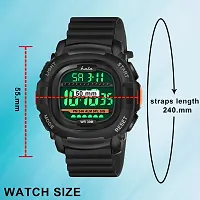 hala - (1050-Black)  Latest Sports Trending Fashionable Digital Watch - For Men HL-1050-Lightweight Sports-thumb4