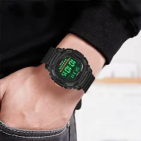 hala - (1050-Black)  Latest Sports Trending Fashionable Digital Watch - For Men HL-1050-Lightweight Sports-thumb2