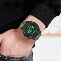 hala - (1050-Green)  Latest Sports Trending Fashionable Digital Watch - For Men HL-1050-Lightweight Sports-thumb4