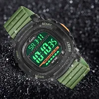 hala - (1050-Green)  Latest Sports Trending Fashionable Digital Watch - For Men HL-1050-Lightweight Sports-thumb2