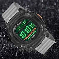 hala - (1050-Grey)  Latest Sports Trending Fashionable Digital Watch - For Men HL-1050-Lightweight Sports-thumb3