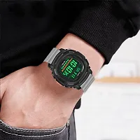 hala - (1050-Grey)  Latest Sports Trending Fashionable Digital Watch - For Men HL-1050-Lightweight Sports-thumb4