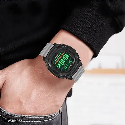 hala - (1050-Grey)  Latest Sports Trending Fashionable Digital Watch - For Men HL-1050-Lightweight Sports-thumb5