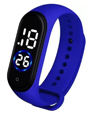 Digital Dial Waterproof Smart Design LED Display Silicone Kids Watch