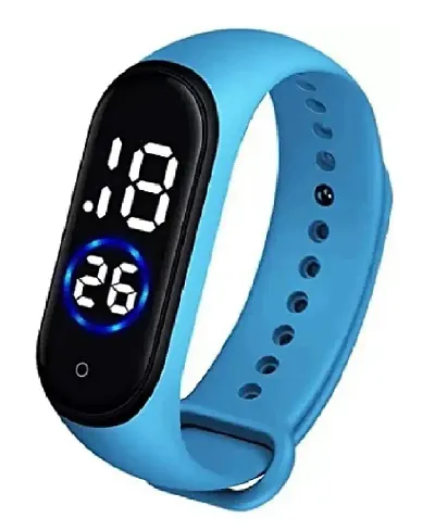 Digital Dial Waterproof Smart Design LED Display Silicone Kids Watch