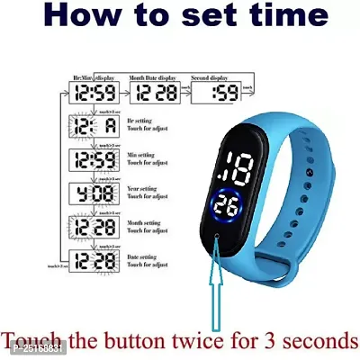 Classy Digital Watches for Kids, Pack of 1-thumb3