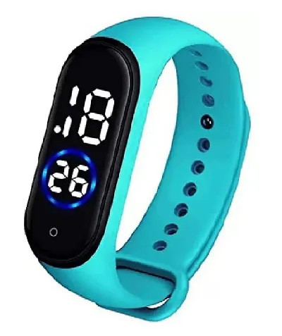 Digital Dial Waterproof Smart Design LED Display Silicone Kids Watch