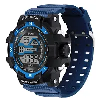 Multi Function Working Premium Quality LED Light For Mens  Boys Digital Watch Digital Watch - For Men HL-1061-Blue Sports Water Resistant Mens Watch-thumb1