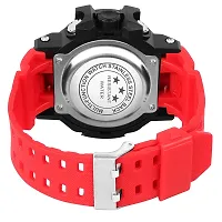 Multi Function Working Premium Quality LED Light For Mens  Boys Digital Watch Digital Watch - For Men HL-1061-Red Sports Water Resistant Mens Watch-thumb1