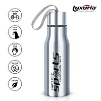 LUXURIA Brand - School Water Bottle Pure Stainless Steel Multicolor 500 ML Bottle (Pack of 1)-thumb1