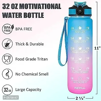 LUXURIA Brand - Multicolor Motivational Bottle (BPA Free)-thumb4