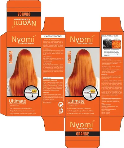 Luxuria Nyomi Hair Colour Cream Permanent Hair Colour (Amonia Free)