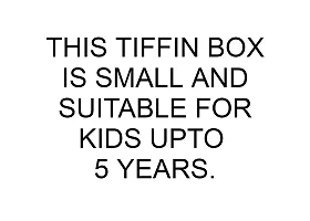 LUXURIA Brand - Cartoon Shape Tiffin/Snacks/Lunch Box for Kids Below 5 Years (Wall Clock Shape Tiffin Box)-thumb2