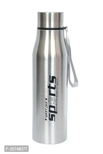 Rema - Water Bottle Stainless Steel - Sports 750ml - Pure Steel Bottle For School Kids, Men  Women (750ml)