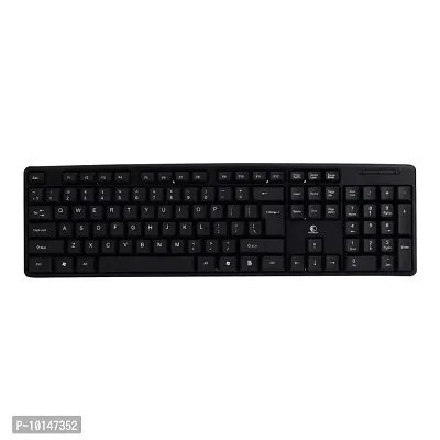 KITECH KB-011 Wired USB Desktop Keyboard  (BLACK)-thumb0