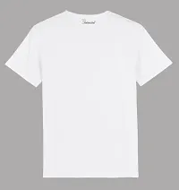 PUSHANKA Men's Cotton Regular Fit Round Neck Searching Inner Peace Printed T-Shirts - (White, M)-thumb3