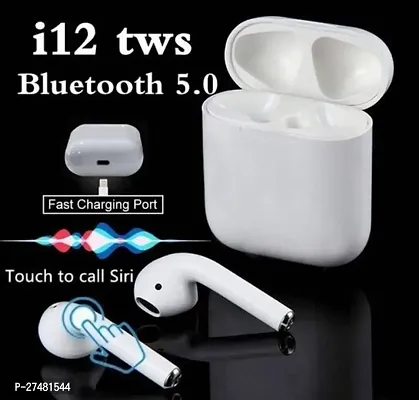 i12 Wireless Bluetooth 5.0 Headphones with Charging Case True Wireless Headset