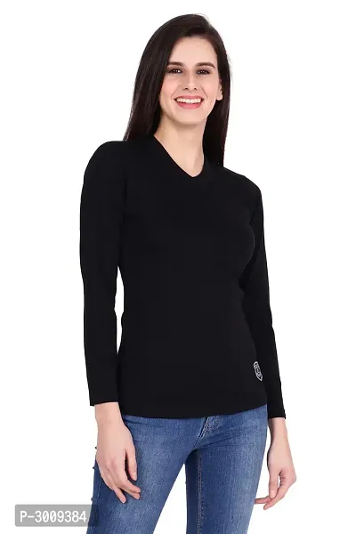 Women's Regular Length Solid Cotton Top-thumb4