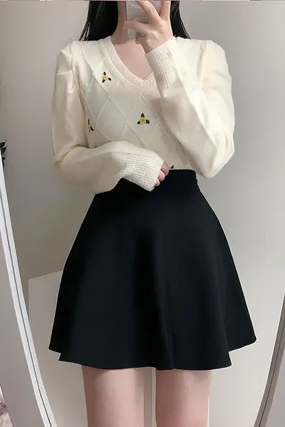 Stunning Cotton Blend Skirts For Women