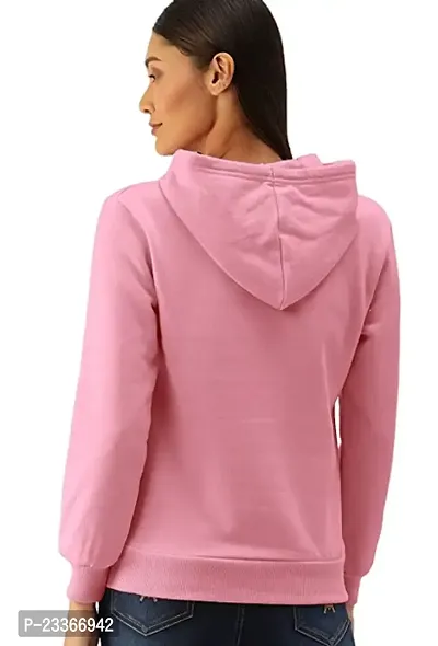 Womens Full sleeve new stylish Printed Design Hooded neck fleece fabric Hoodies.-thumb2