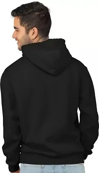 Comfortable Black Fleece Sweatshirts For Men-thumb1