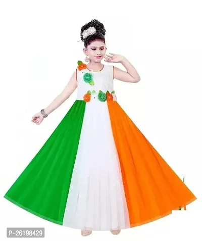Stylish Cotton Multicoloured Solid Frocks For Girls