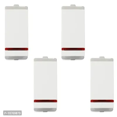 16A 1 Way Switch with Indicator  Pack of 4