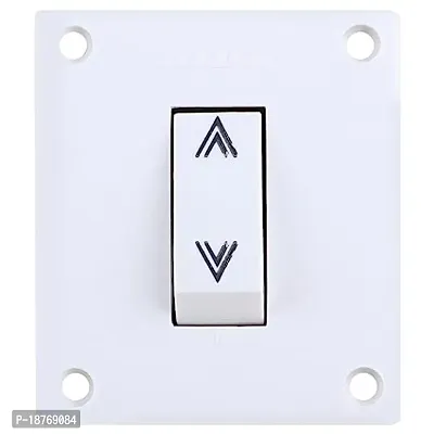 Two Way Switch Modular Polycarbonate Switch for Homes Offices and More Electric Accessory  6 and 16A 240V Pack of 5