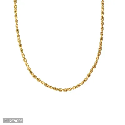 Unisex 22 Inches Gold Colored Figaro Chains at Rs 50/piece in Jaipur | ID:  24755031373