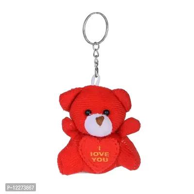 Memoir Fabrix Red Teddy keyring Valentine gift keychain Love (CLRM6615)-thumb0