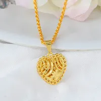 Memoir Brass Gold plated Heartshape Fashion Pendant Men Women (PCSV1672)-thumb3