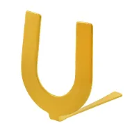 Trendy Copper U Shape Urdhava Pundra Tilak Teeka Tool-thumb1