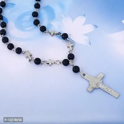 Memoir Onyx 6mm Bead Rosary Christian Rosary Bead Mala Catholic Prayer beads Christian-thumb4