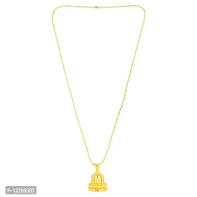 Memoir Gold plated Bahubali Movie inspired, Shivling pendant, bollywood Fashion jewellery from Memoir-thumb2