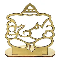 Memoir Acrylic Ganesh Ganpati Cutout Shadow Homedecor Item Stylish Gift-thumb1