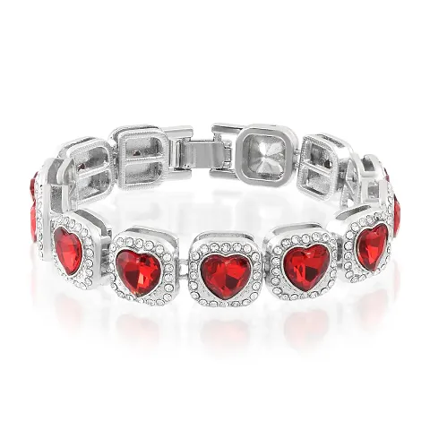 Micron Platinum plated CZ Fashion Jewellery Bracelet for Men and Women