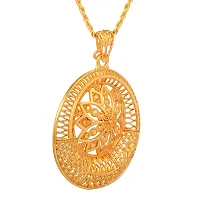 Memoir Brass Goldplated Handmade Designer Traditional Jewellery Ethnic chain Pendant for Women (PCAT6145)-thumb2