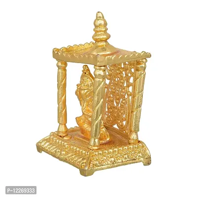 Memoir Gold Plated, Ganpati, Vinayak, Ganesh Temple Stand Idol, Home Decor, Ganpati showpiece, Festive Decor, Hindu God Stand Idol-thumb2