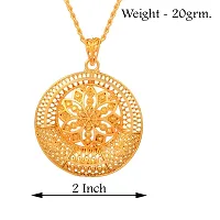 Memoir Brass Goldplated Handmade Designer Traditional Jewellery Ethnic chain Pendant for Women (PCAT6145)-thumb3