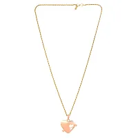 Memoir Brass Rose Goldplated Cupid Heartshape Fashion Pendant Men Women (PCOM4462)-thumb1